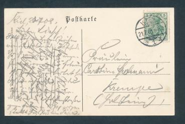 Preview: Die Kunst-Uhr, einzig in ihrer Construktion, ganz aus Strohalmen angefertigt vom Schuhmachermeister Otto Wegener, Starsburg