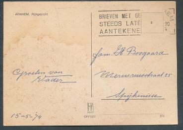 Preview: Rheingesicht, Arnheim /Holland 1974