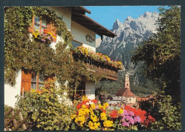 Ortsansicht gegen Karwendelgebirge Mittenwald 82481