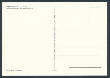 Preview: Ortsansicht gegen Karwendelgebirge Mittenwald 82481