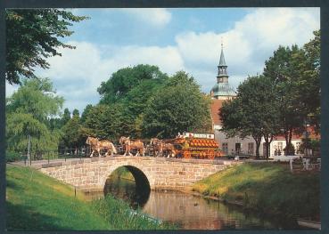 Historische Steinbrücke in Friedrichstadt in Holstein