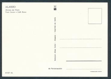 Preview: Allassio, Viale Cavour e Cafe Roma - Italien