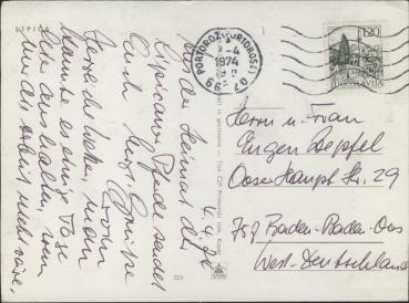 Preview: AK  Hotel Maestoso - Portoroz /1974