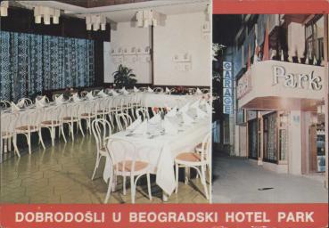 AK Hotel Park - Beograd - Serbien  (1976)