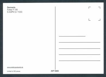 Preview: Germania, Fokker F-100