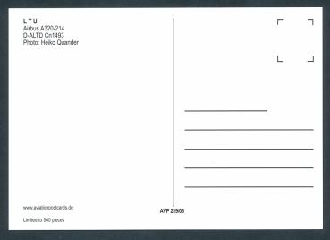 Preview: L T U, Airbus A320-214