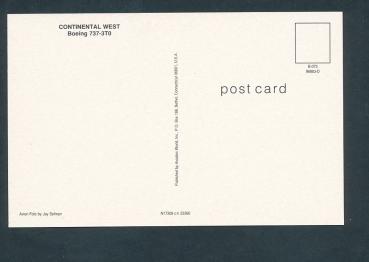 Preview: Continental West, Boeing 737-3T0