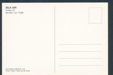 Preview: SILK AIR, Fokker 70,