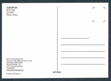 Preview: EUROPEAN, B737-229,