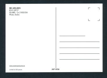 Preview: MK AIRLINES, B747-2R7/F,