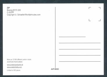 Preview: ZIP, Boeing B737-200,