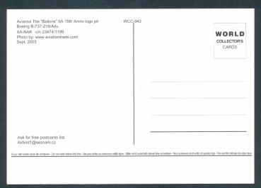 Preview: AVIACSA THE BALLONS, Boeing B-737-219/ADV,