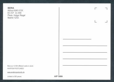 Preview: IBERIA, Airbus A340-313X,