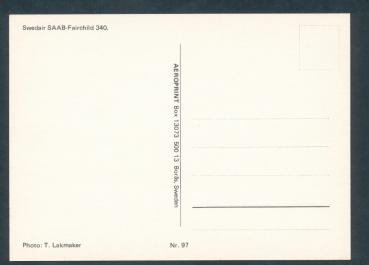 Preview: SWEDAIR, Saab-Fairchild 340,