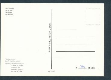 Preview: LA CUMBRE, DC 6 A/C,