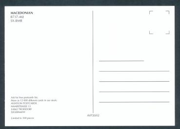 Preview: MACEDONIAN, B737-46J,