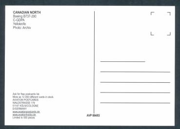 Preview: CANADIAN NORTH, Boeing B737-200,