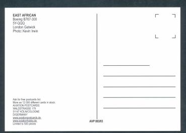 Preview: EAST AFRICAN, Boeing B767-300,