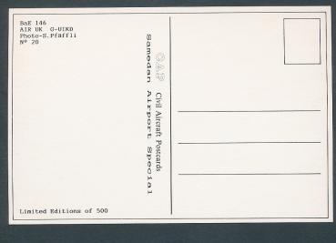 Preview: AIR UK, Bae 146