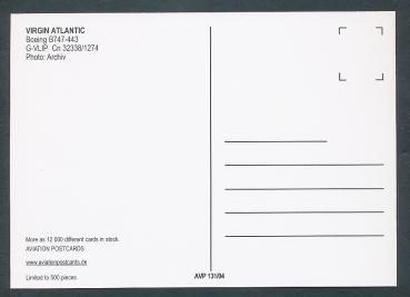 Preview: VIRGIN ATLANTIC, Boeing B747-443