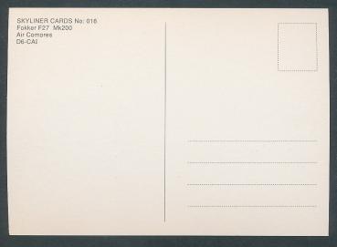 Preview: AIR COMORES Fokker F27 Mk200