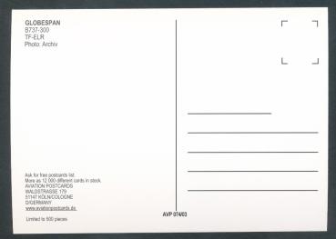 Preview: GLOBESPAN, B737-300,