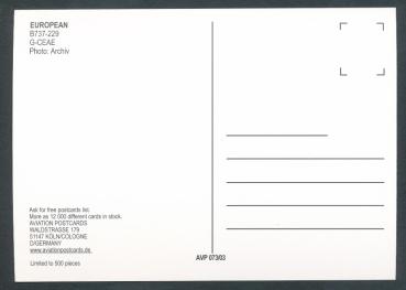 Preview: EUROPEAN, B737-229,