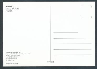 Preview: AVIANCA, Boeing B757-200,