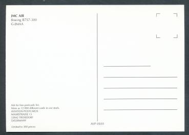 Preview: JMC AIR, Boeing B757-300,