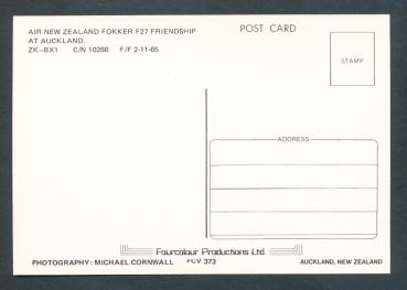 Preview: AIR NEW ZEALAND FOKKER F“/ FRIENDSHIP AT AUCKLAND, 2.11.1965