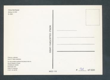 Preview: CHINA NORTHWEST, Airbus A-310,