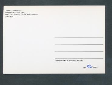 Preview: TRANS AIR SERVICE INC., Douglas DC 3,