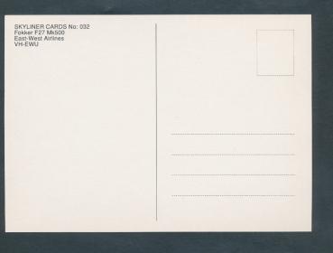 Preview: EAST-WESTAIRLINES, Fokker F27