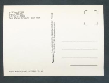 Preview: AÈROMARITIME, Boeing 737-33A,