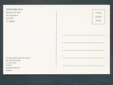 Preview: AIR COLUMBUS, Boeing 737-33A