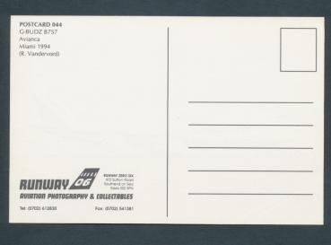 Preview: AVIANCA COLOMBIA, G-BUDZ B757,