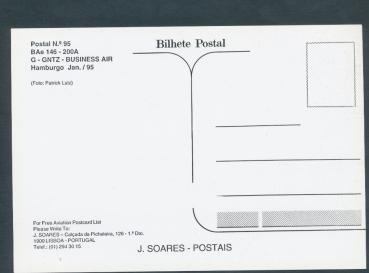 Preview: BUSINESS AIR, BAe 146-200A