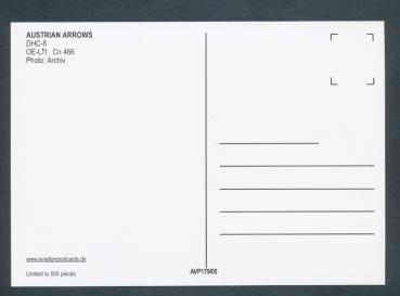 Preview: AUSTRIAN ARROWS, DHC-8