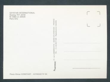 Preview: SKYSATR INTERNATIONAL, Boeing 707-321B