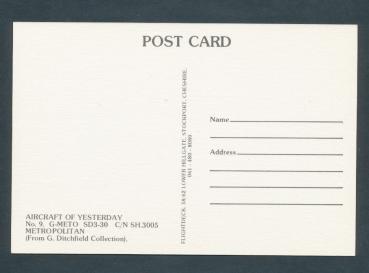 Preview: METROPOLITAN, Aircraft of Yesterday,