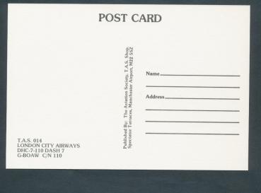 Preview: LONDON CITY AIRWAYS, DHC-7-110,