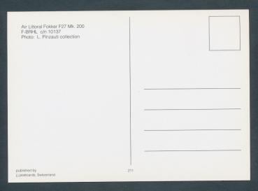 Preview: AIR LITTORAL, Fokker F27 Mk. 200,