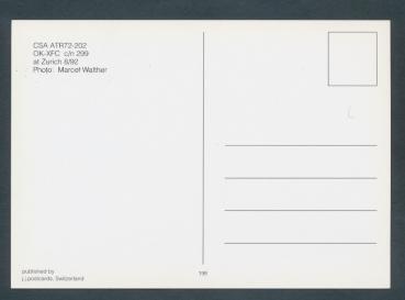 Preview: CSA, CZECHOSLOVAK AIRLINES, ATR72-202,