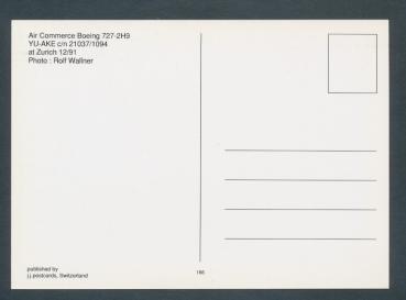 Preview: AIR COMMERCE, Boeing 727-2H9,