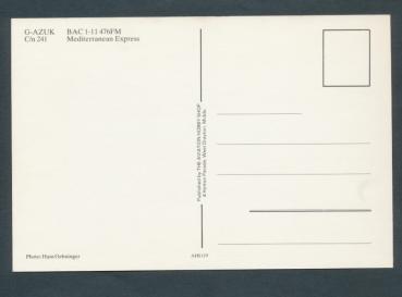 Preview: MEDITERRANEAN EXPRESS, BAC 1-11 476FM,