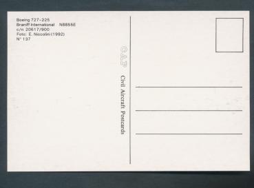 Preview: BRANIFF INTERNATIONAL, Boeing 727-225,