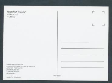 Preview: MEXICANA “Morella“,Airbus A320,
