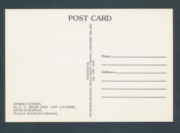 Preview: INTER EUROPEAN, BNGM B737-3YO