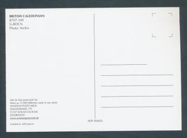 Preview: BRITISH CALEDONIAN, B707-349,