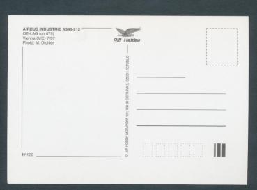 Preview: AUSTRIAN AIRLINE, Airbus Industrie A340-212